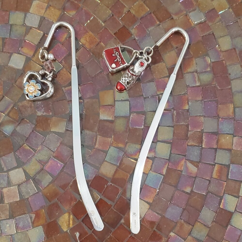 Brighton silver charm bookmarks